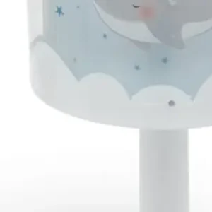 Dalber Whale Dreams fehér-kék gyerek asztali lámpa (DA-61171T) E14 1 izzós IP20 Árcsökkenés