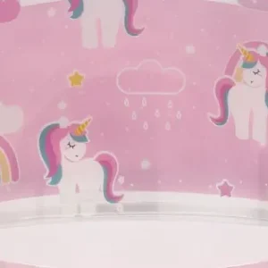 Azonnali szállítás Dalber Unicorns rózsaszín-fehér gyerek mennyezeti lámpa (DA-41596) E27 2 izzós IP20