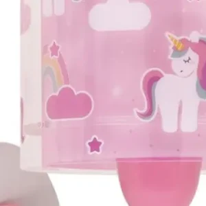 Biztonságos fizetés Dalber Unicorns rózsaszín-fehér gyerek fali lámpa (DA-41599) E27 1 izzós IP20