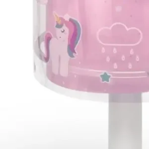 Dalber Unicorns rózsaszín-fehér gyerek asztali lámpa (DA-41591) E14 1 izzós IP20 Legkelendőbb