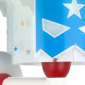 Olcsó Dalber Blue Hero fehér-kék gyerek fali lámpa (DA-61819) E27 1 izzós IP20