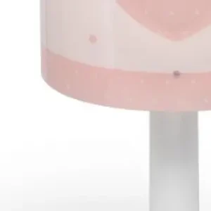 Újdonság Dalber Baby Dreams fehér-rózsaszín gyerek asztali lámpa (DA-76011S) E14 1 izzós IP20