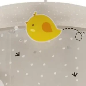 Dalber Baby Chick fehér-sárga gyerek függesztett lámpa (DA-76872) E27 1 izzós IP20 Árcsökkenés