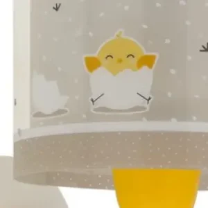 Biztonságos fizetés Dalber Baby Chick fehér-sárga gyerek fali lámpa (DA-76879) E27 1 izzós IP20