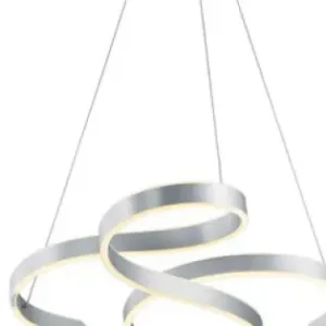 Trio Francis csiszolt alumínium LED függesztett lámpa (TRI-371310105) LED 1 izzós IP20 Csak ma