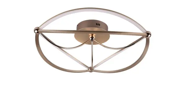 Trio Charivari sárgaréz LED mennyezeti lámpa (TRI-621290108) LED 1 izzós IP20 Prémium