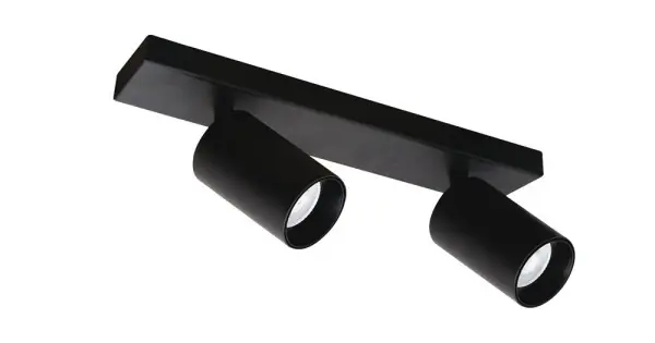 Alacsony ár Viokef Stage fekete beépíthető lámpa (VIO-4259701) GU10 2 izzós IP20