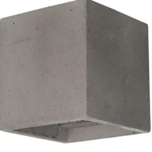Viokef Cube szürke fali lámpa (VIO-4096901) G9 1 izzós IP20 Legkelendőbb