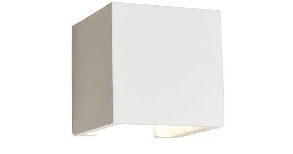 Viokef Cube fehér fali lámpa (VIO-4096900) G9 1 izzós IP20 Azonnali szállítás