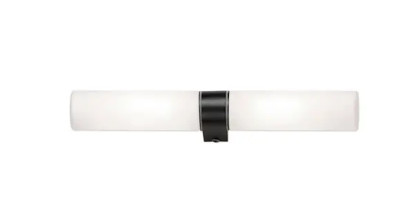 Nova Luce Corb fekete-fehér vízvédett fali lámpa (NL-9953202) E14 2 izzós IP44 Gyors kiszállítás