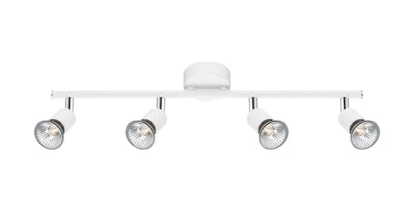 Biztonságos fizetés Nova Luce Base fehér mennyezeti spotlámpa (NL-661004) GU10 4 izzós IP20
