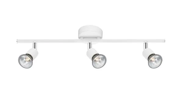 Különleges ajánlat Nova Luce Base fehér mennyezeti spotlámpa (NL-661003) GU10 3 izzós IP20