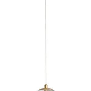 Újdonság Nova Luce King sárgaréz-átlátszó függesztett lámpa (NL-9006045) G9 1 izzós IP20