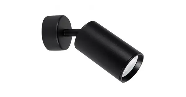 Biztonságos fizetés Nova Luce WAN fekete fali spotlámpa (NL-9184312) GU10 1 izzós IP20