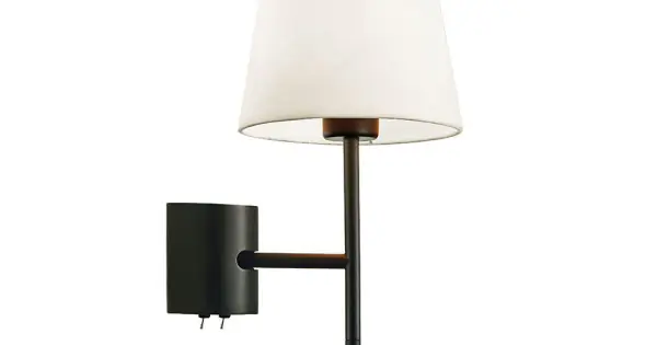Viokef Sonia fehér-fekete falikar (VIO-4260600) E27+LED 2 izzós IP20 Vedd meg online
