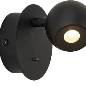Viokef Sebastian fekete LED falikar (VIO-4270800) LED 1 izzós IP20 Rendeld meg most