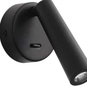 Viokef Mystery fekete LED falikar (VIO-4271300) LED 1 izzós IP20 Szuper akció