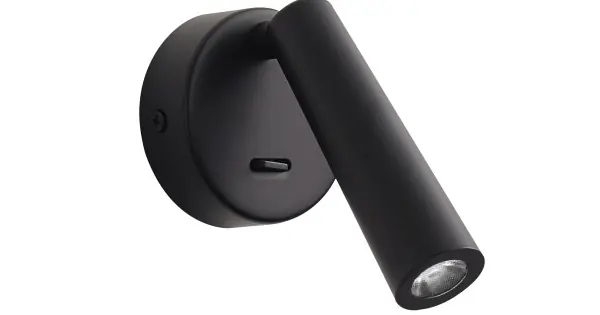Viokef Mystery fekete LED falikar (VIO-4271300) LED 1 izzós IP20 Szuper akció