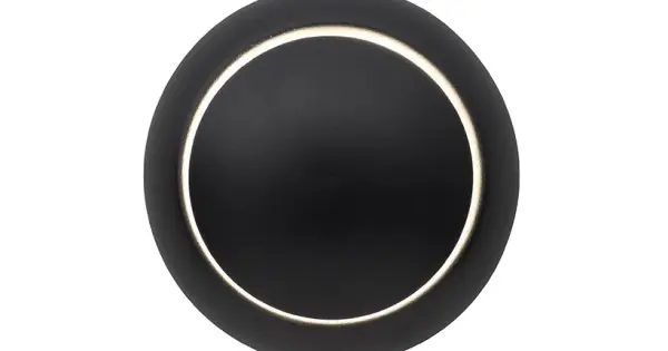 Nova Luce Odin fekete LED fali lámpa (NL-910162) LED 1 izzós IP20 Legjobb ár