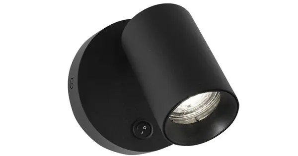 Nova Luce Net fekete fali spotlámpa (NL-9011922) GU10 1 izzós IP20 Gyors kiszállítás