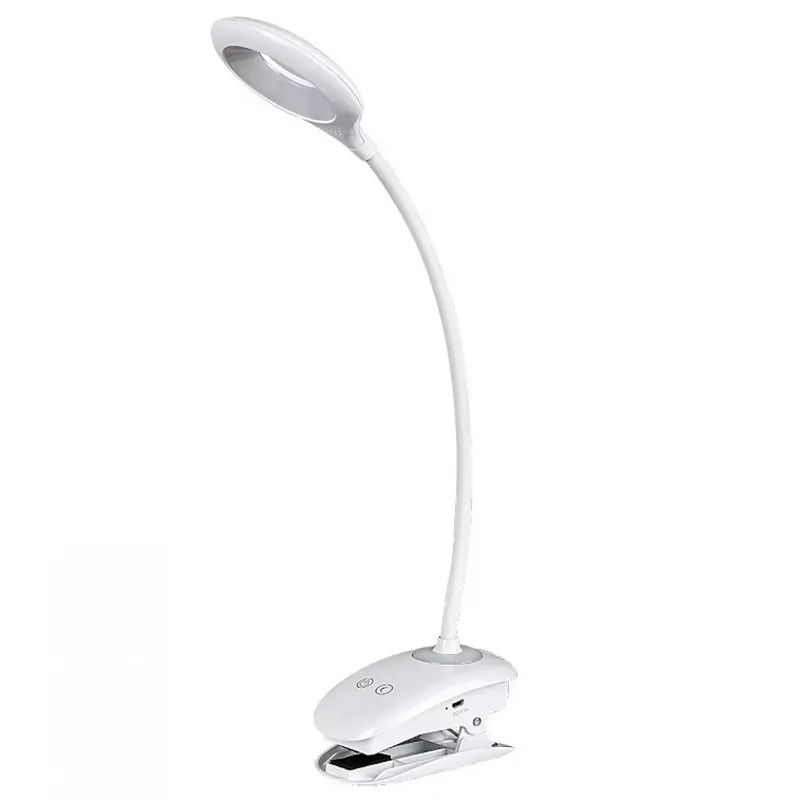 Árcsökkenés Harris - Csíptetős asztali LED lámpa 4W fehér, 180lm - Raba-6448
