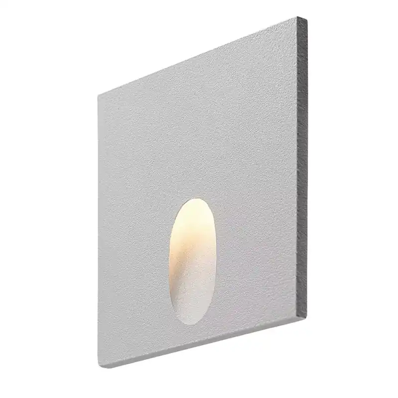 Boven Beépíthető lépcsővilágító lámpa led 10 Lumen, fehér, 6,5x6,5cm, IP54 - Raba-71170 Kedvezményes ár