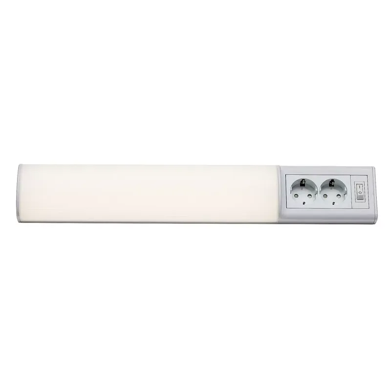 Gyors szállítás Bath2 Pultmegvilágító lámpa led, 2db konnektorral, 940 Lumen, fehér, 50cm - Raba-78064