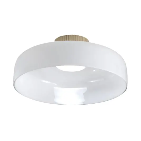 Szuper akció LED mennyezeti lámpa Lunar, fehér, üveg, Ø 42 cm, CCT, dimmelhető