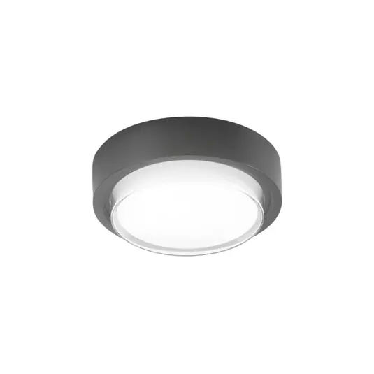 LED kültéri mennyezeti világítás Owen, sötét szürke, fém, 23 cm, IP65 Korlátozott ajánlat