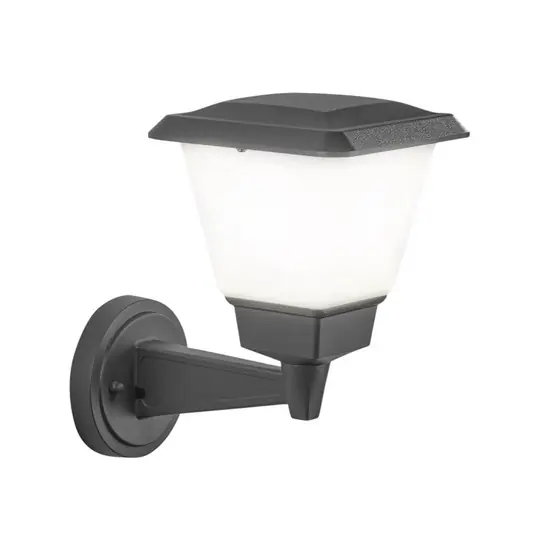 Lena kültéri fali lámpa, sötét szürke, fém, E27, 27 cm, IP54 Korlátozott ajánlat