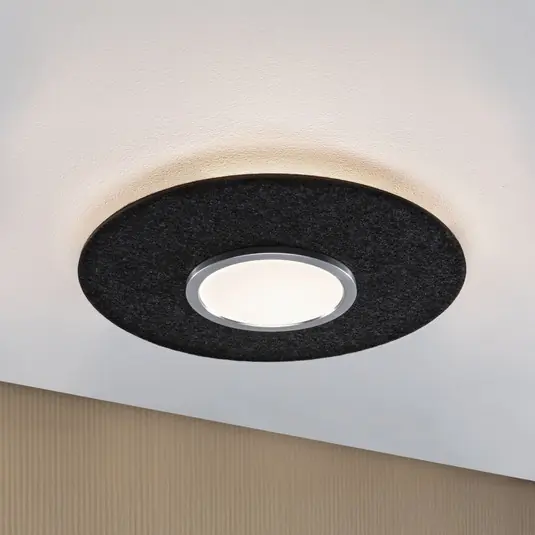 Biztonságos vásárlás Paulmann Smart LED mennyezeti lámpa Tulga, antracit Ø 45 cm filc