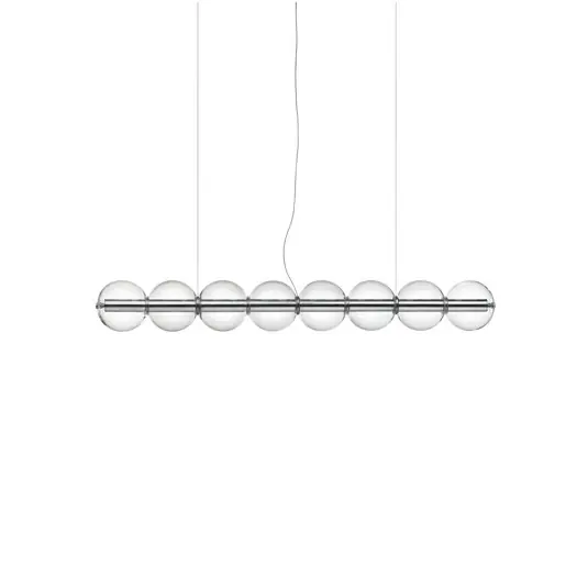 Utolsó esély FLOS LED lógó világítás LUCE SFERICA S1, 166 cm, üveg
