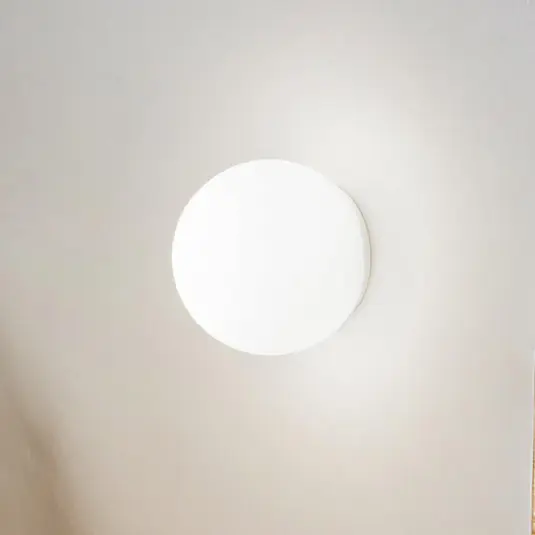 Ideal Lux Mapa fali világítás, Ø 30 cm, E27, fehér, üveg, gömb Azonnali szállítás