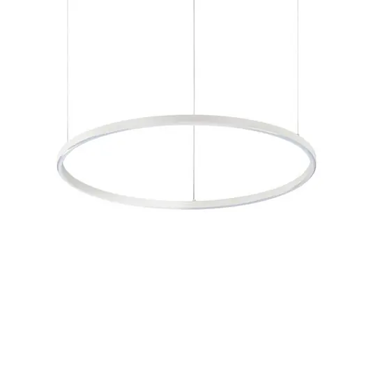 Szuper akció Ideal Lux LED lógó lámpa Oracle Slim Ø 70 cm fehér 3000 K