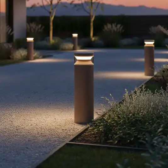 Ideal Lux LED talapzati világítás Boeing, kávébarna, magasság 40 cm Akciós ár
