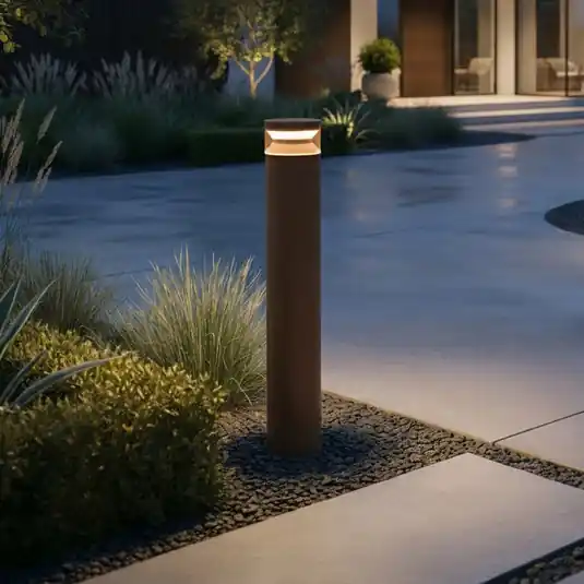 Ideal Lux LED ösvény világítás Boeing, magasság 100 cm, kávébarna Szezonális akció