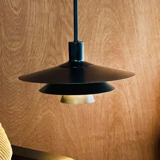 Népszerű Dyberg Larsen Kay függő lámpa, átmérő 30 cm, fekete, fém