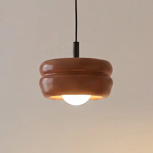Exkluzív ajánlat Lógó világítás Tina, terrakotta/opál, üveg, Ø 19 cm