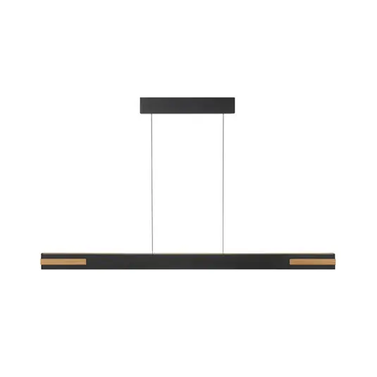 Szezonális akció LED lógó világítás Streamline, hossz 130 cm, fekete, fém