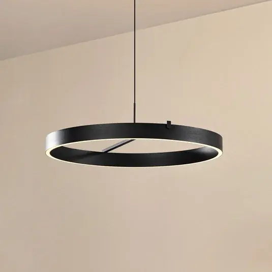 Lucande LED lógó lámpa Rovan, Ø 60 cm, fekete, CCT, dimmelhető Biztonságos fizetés