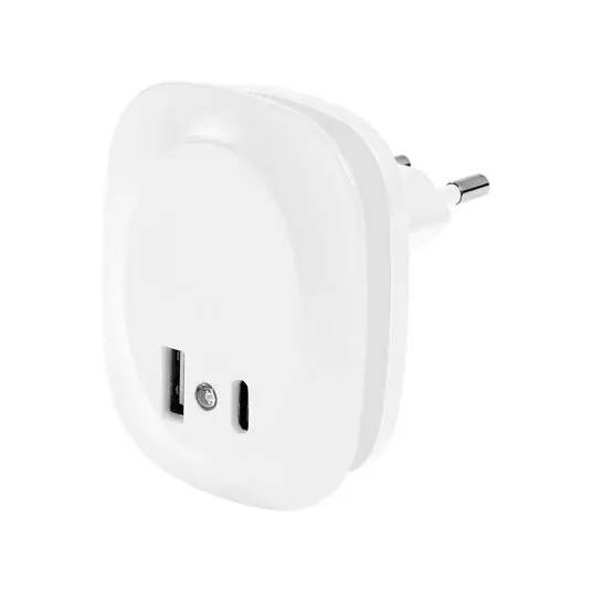 Szuper ajánlat OSRAM LED-dugaszos éjszakai fény LUNETTA EDGE, fehér, érzékelővel