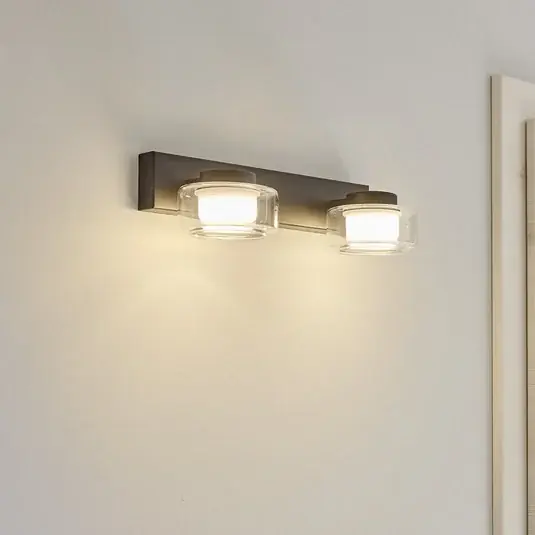 Azonnali szállítás OSRAM LED fali világítás ORBIS FLAME, fekete, 2 izzós, CCT IP44