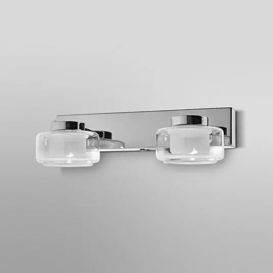 Biztonságos fizetés OSRAM LED fali világítás ORBIS FLAME, króm, 2 izzós, CCT, IP44