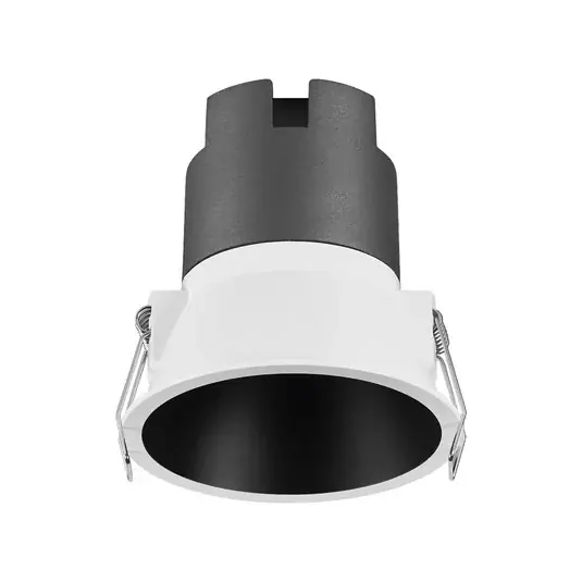 Akciós ár OSRAM LED süllyesztett spotlámpa TWIST, fehér/fekete 840 Ø 9,3 cm fém