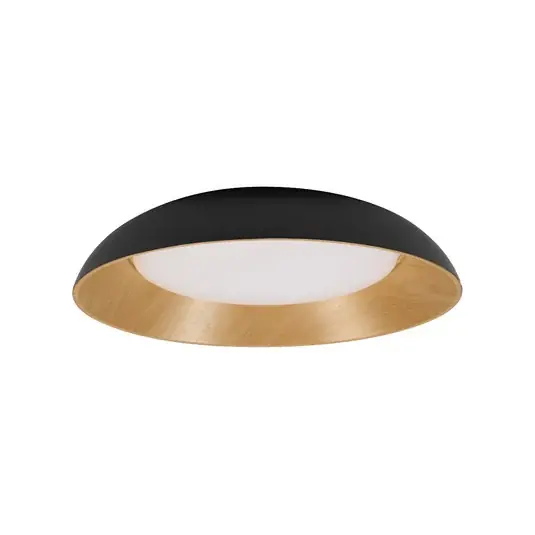Vedd meg online OSRAM LED mennyezeti lámpa ORBIS ALVA, fekete/fa dekor, Ø 51 cm