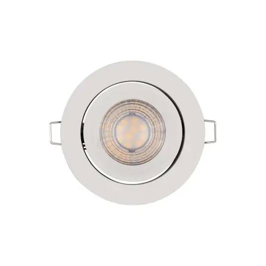 Árengedmény OSRAM LED süllyesztett spotlámpa, 3 darabos szett, fehér, Ø 9 cm, fém, 827,