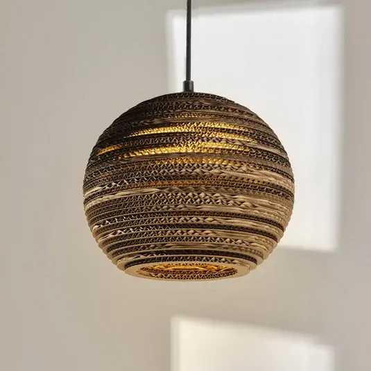 OSRAM BALL lógó világítás, barna, Ø 26 cm, hullámkarton, E27 Alacsony ár