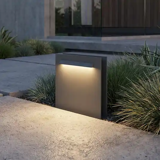 Lucande LED talapzati világítás Joril, antracit, CCT, 23 cm, IP65 Akciós ár