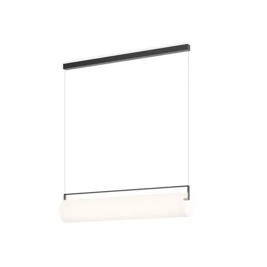 Árengedmény Vibia LED lógó lámpa KONTORNO, hosszúság 92 cm, fekete, 930 dimmelhető