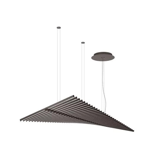 Vibia LED lógó világítás RHYTHM, szürkésbarna 199 x 87 cm 927 dimmelhető Szuper ajánlat
